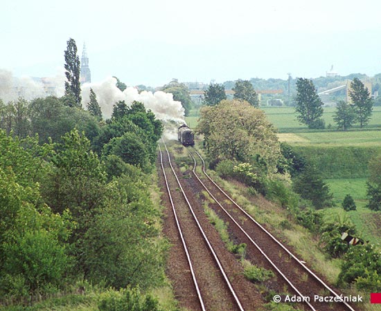 Bolesawice widnickie - widok w kierunku widnicy